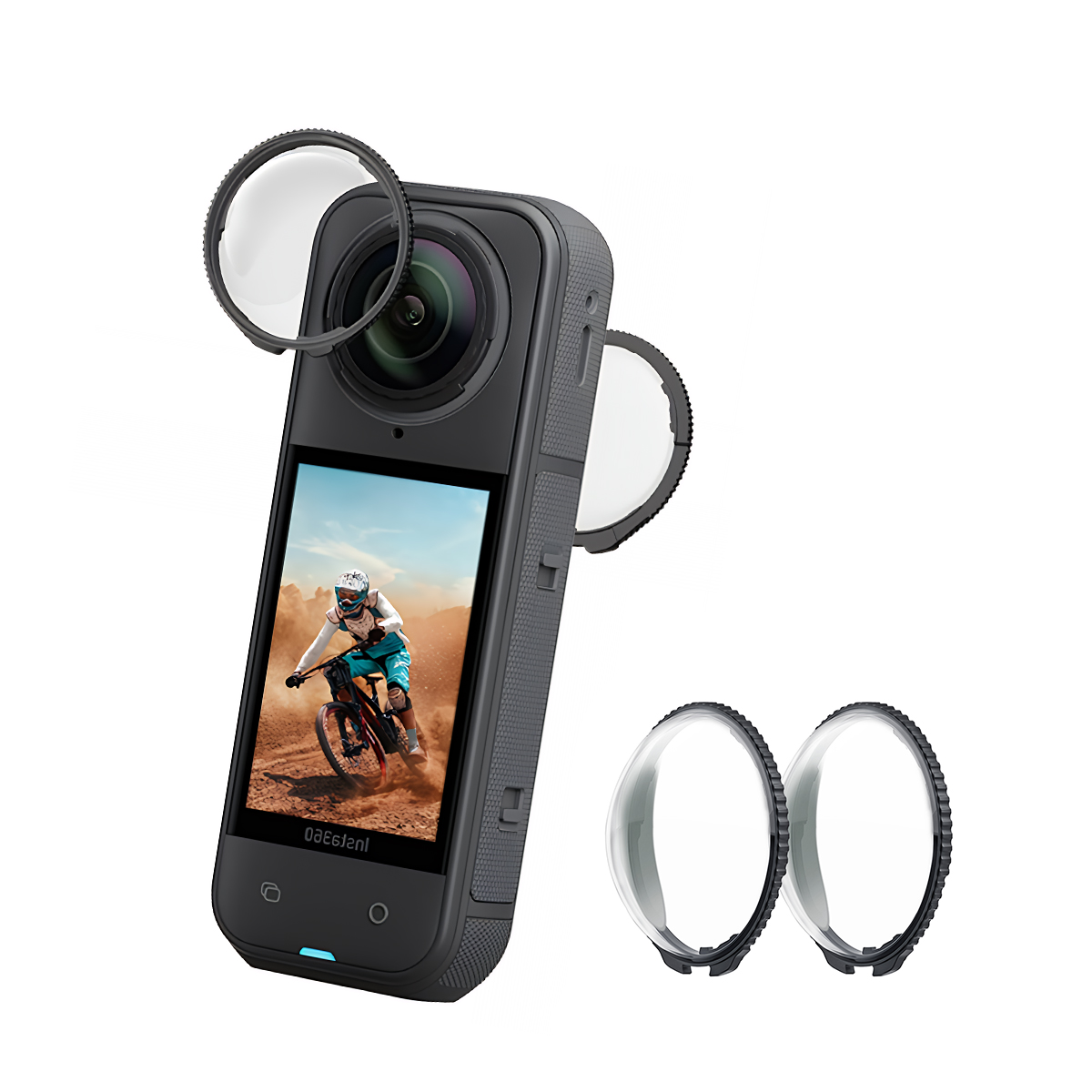Insta360 Camera X3 - فلتر الأشعة فوق البنفسجية بعدسة مزدوجة