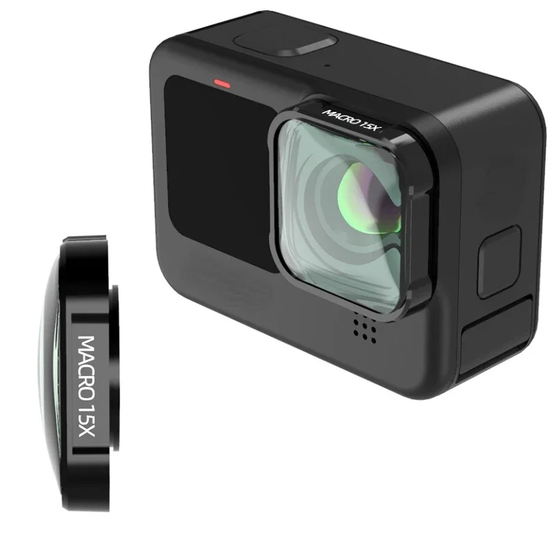 Gopro Action Camera Hero 13 Black - مرشح عدسة ماكرو عالية الدقة لبطل