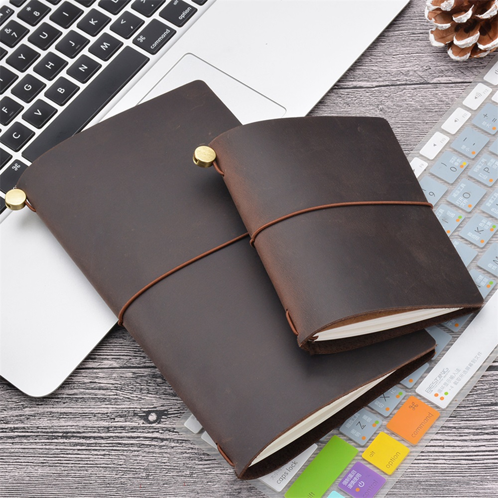 Electronics Repair Book - دفتر مسافر من الجلد الطبيعي يمكنك