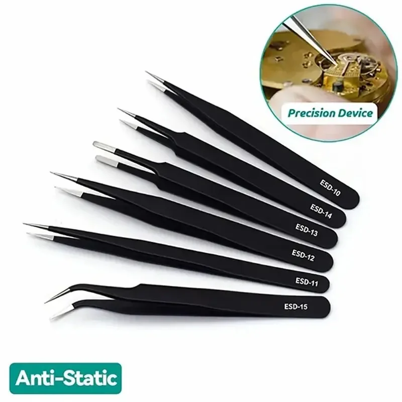 6 قطعة مجموعة ملاقط طويلة دقيق - مراجعة Electronics Repair Tools وسعره