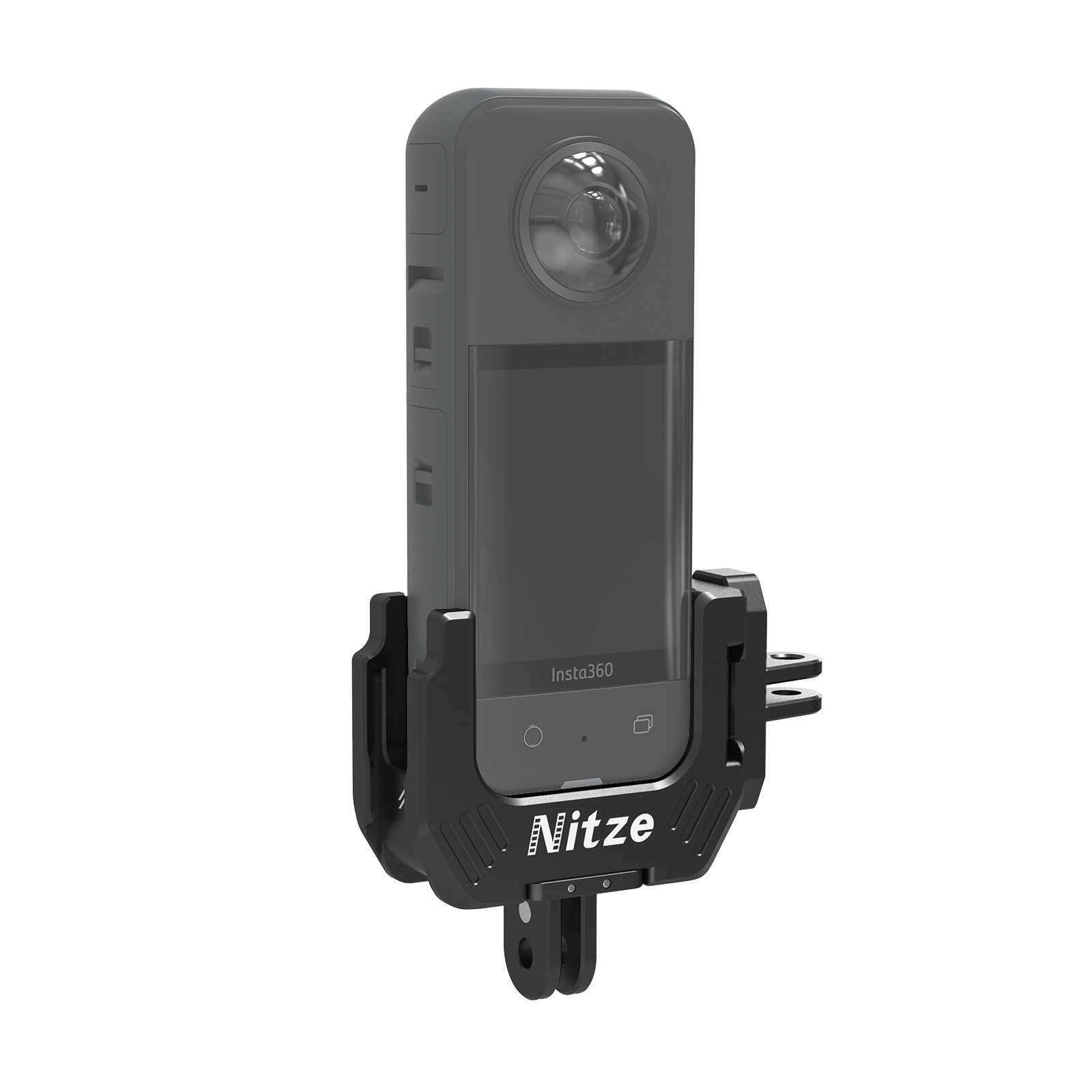 قفص نصف دائري من نيتز لكاميرا  - مراجعة Insta360 Camera X3 وسعره