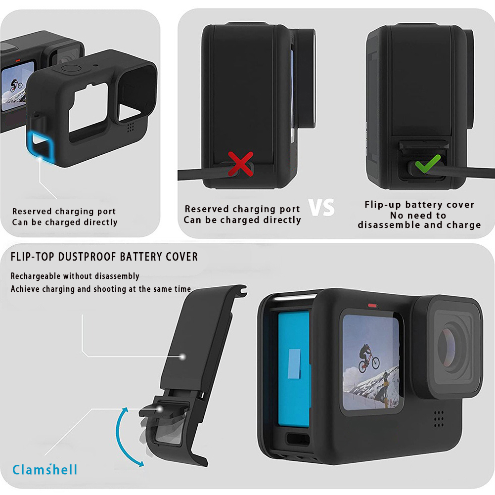 حافظة من السيليكون لهاتف GoPro - مراجعة Gopro Action Camera Hero 13 Black وسعره