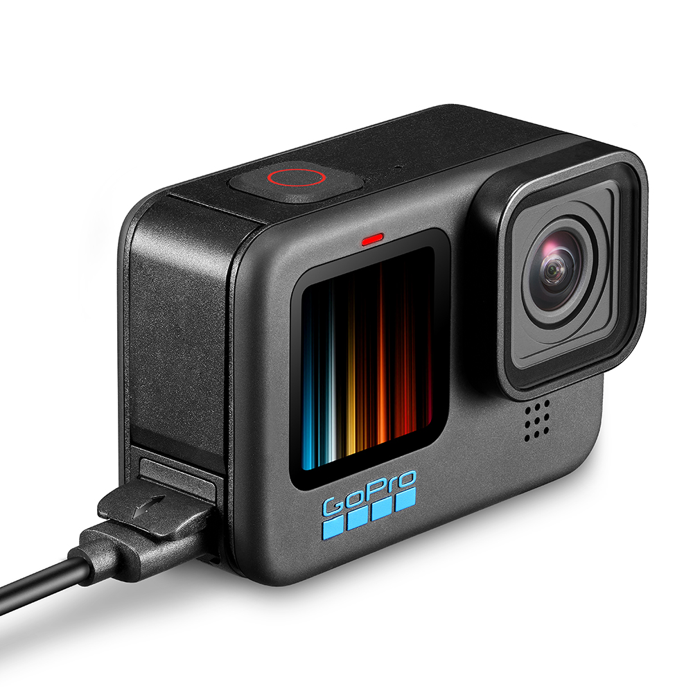 غطاء جانبي للبطارية قابل للطي  - مراجعة Gopro Action Camera Hero 12 Black وسعره