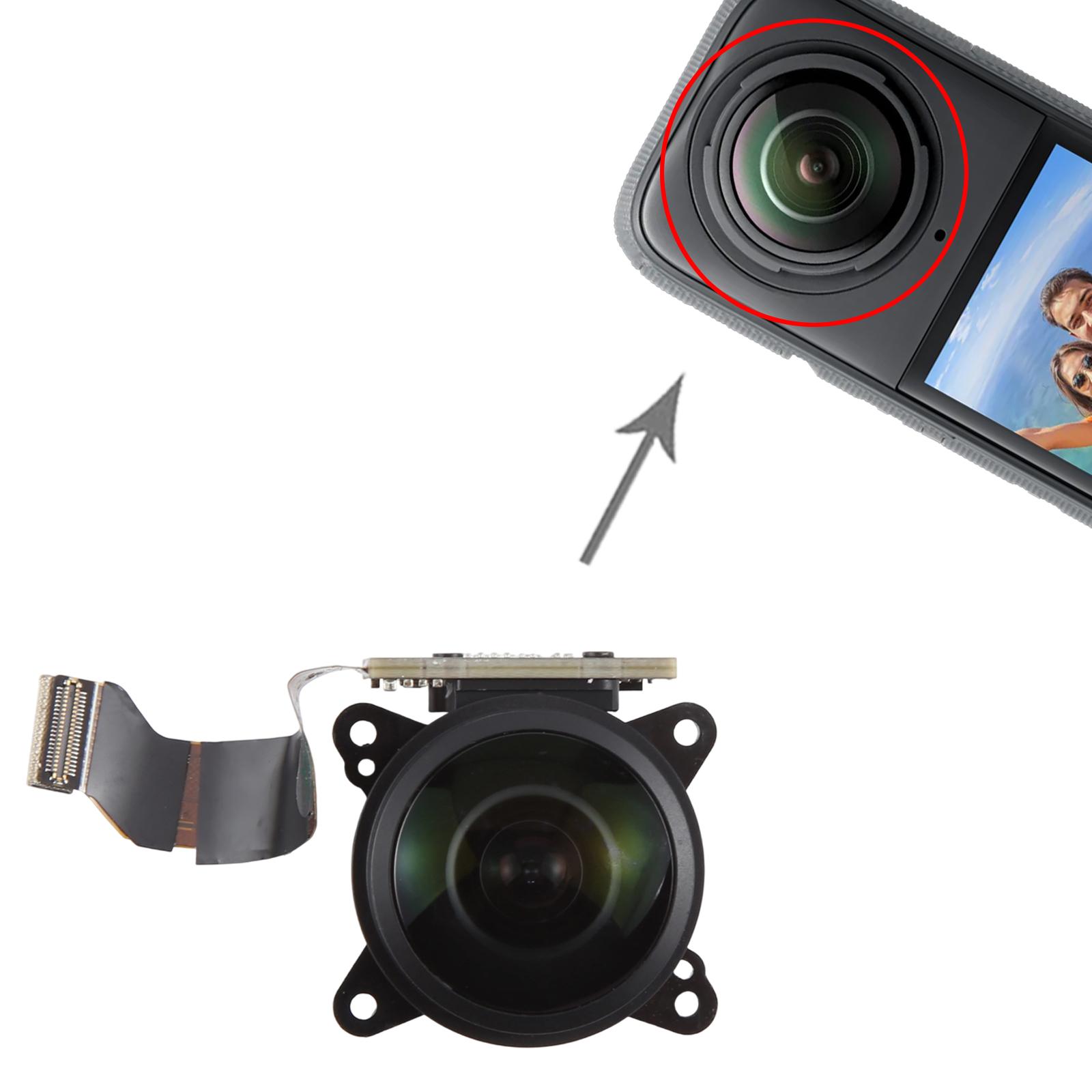 عدسة أمامية/خلفية بديلة مفككة  - مراجعة Insta360 Camera X3 وسعره