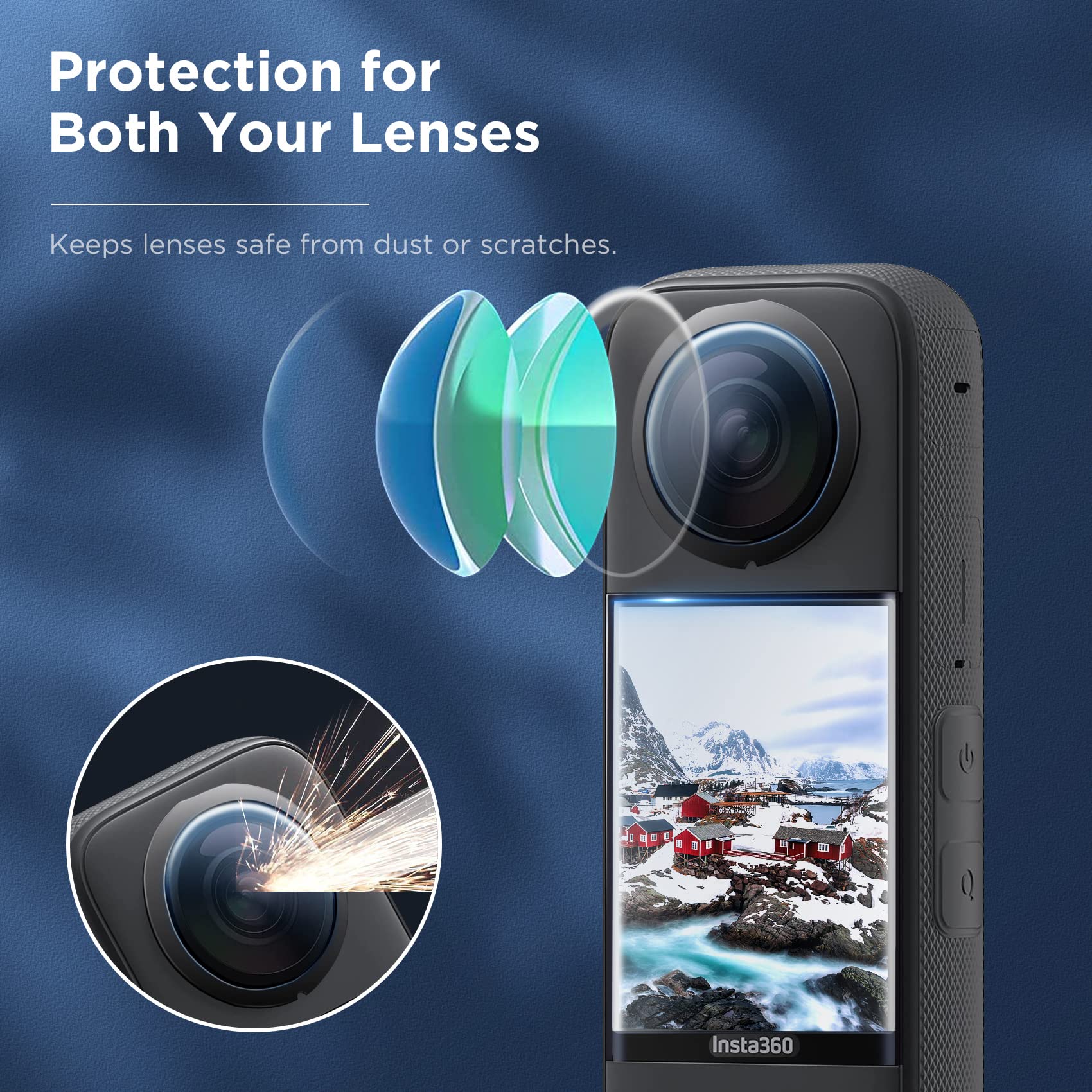 مجموعة إكسسوارات لـ Insta360 X - مراجعة Insta360 Camera X3 وسعره