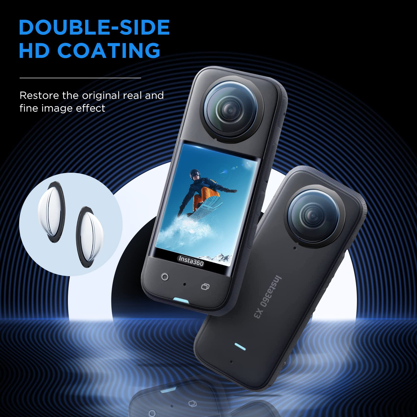 مجموعة إكسسوارات لـ Insta360 X - مراجعة Insta360 Camera X3 وسعره