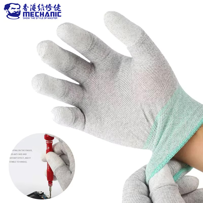 قفازات ميكانيك AS02 المضادة لل - مراجعة Electronics Repair Center وسعره